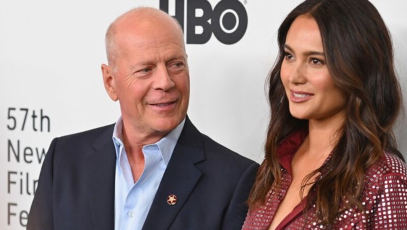 Bruce Willis mit Ehefrau Emma Heming (Bild: AFP)