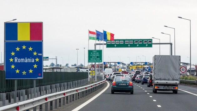 Die rumänisch-ungarische Grenze bei Nadlac/Nagylak - derzeit noch Schengen-Außengrenze (Bild: Raimond Spekking / CC BY-SA 4.0 (via Wikimedia Commons))