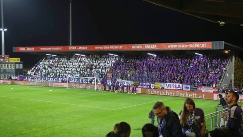 Das Grödiger Stadion wird für Austria Salzburg keine dauerhafte Lösung. (Bild: Andreas Tröster)