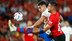 Nur 2:2: Der FC Barcelona hatte bei RCD Mallorca zu kämpfen. (Bild: APA/AFP/JAIME REINA)