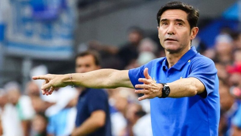 Der Spanier Marcelino wurde wegen Fan-Anfeindungen bei Marseille entlassen. (Bild: APA/AFP/CLEMENT MAHOUDEAU)