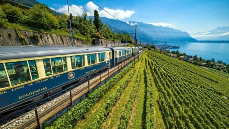 Mit dem Zug durch die Weinberge von Lavaux (Bild: VALENTIN FLAURAUD / VFPIX.COM)