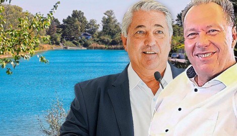Donaustadts Bezirksvorsteher Ernst Nevrivy ist nicht alleine im Kleingarten. Auch SPÖ-Kollege Franz Prokop aus Ottakring ist ein Schrebergärtner. (Bild: Reinhard Holl, Kristian Bissuti, Georg Hochmuth, Krone KREATIV)