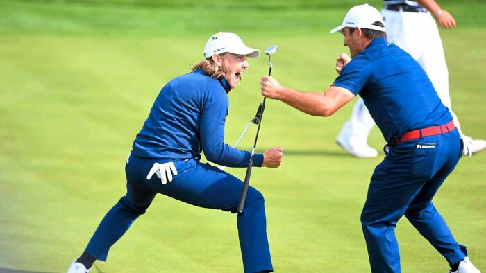 Emotionen machen den Ryder Cup aus (hier Europas Fleetwood).
