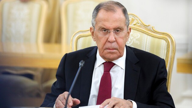 China could convene a peace conference in which Russia and Ukraine would participate, said Foreign Minister Sergei Lavrov. (Bild: AP)