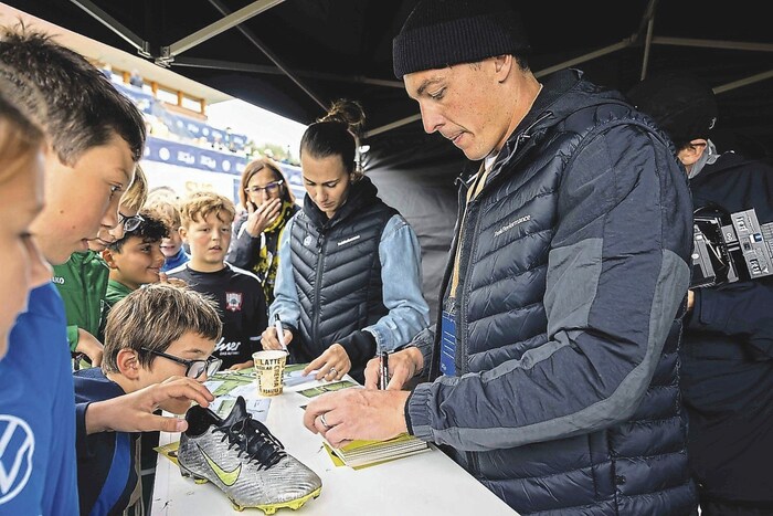 Bei den VW Junior Masters gab’s Autogramme für den Nachwuchs.
