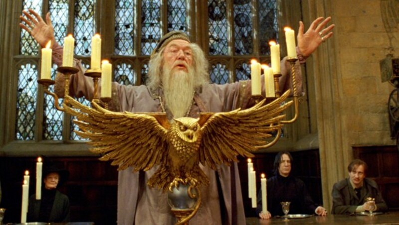 Michael Gambon spielte in den „Harry Potter“-Filmen Albus Dumbledore. (Bild: mptv / picturedesk.com)