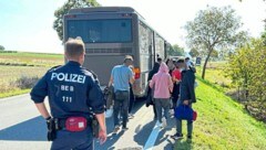 Aufgriff von Syrern und Türken: Deutschkreutz gilt als Hotspot der illegalen Migration. (Bild: Schulter Christian, Krone KREATIV)