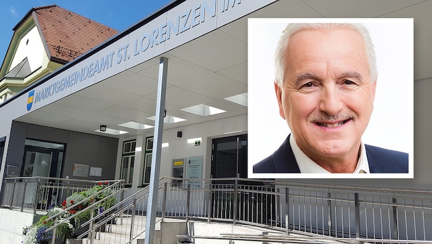 Interimistisch übernimmt ÖVP-Vizebürgermeister Alois Doppelhofer (Bild: ÖVP St. Lorenzen, Krone KREATIV)