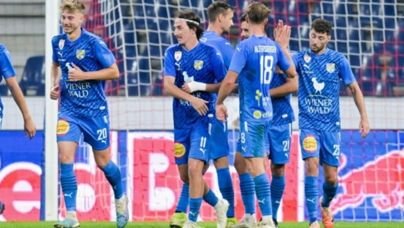 Aufsteiger Stripfing konnte in dieser Saison bereits drei Siege feiern - zuletzt auswärts beim FC Liefering. (Bild: GEPA pictures)