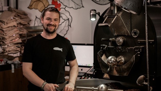 Lukas Stölner ist der beste Kaffeeröster in Österreich (Bild: Attila Molnar)