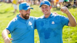 Shane Lowry und Sepp Straka (Bild: APA/GEORG HOCHMUTH)