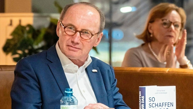 ÖVP-Grandseigneur Othmar Karas hält sich bedeckt, ob er der ÖVP Konkurrenz machen will. (Bild: SEPA.Media KG | Isabelle Ouvrard | www.sepa.media)