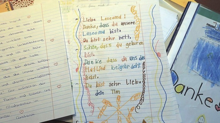 Wie beliebt sie bei den Kindern ist, zeigen die vielen Dankesbriefe.