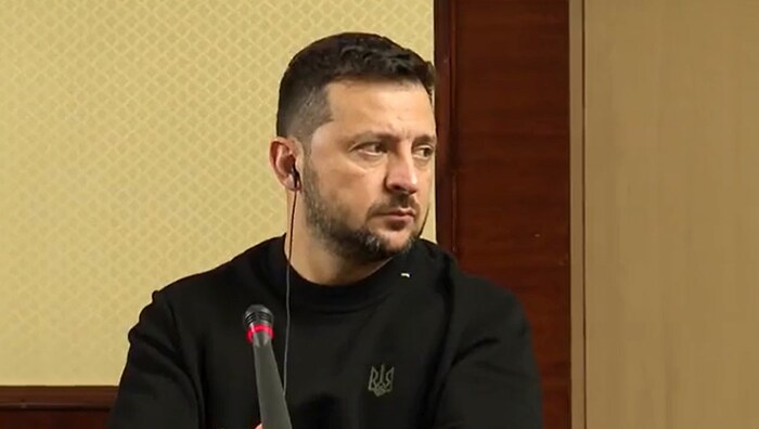 Der ukrainische Präsident Wolodymyr Selenskyj hat auf einem Forum mit Vertretern internationaler ...
