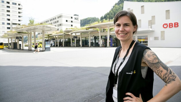 Carmen Degasper leistet in Feldkirch Gemeinwohlarbeit und kümmert sich um die Anliegen der Anwohner. (Bild: Mathis Fotografie)