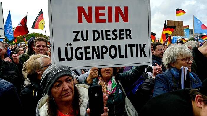Protestaktion der AfD-Wähler