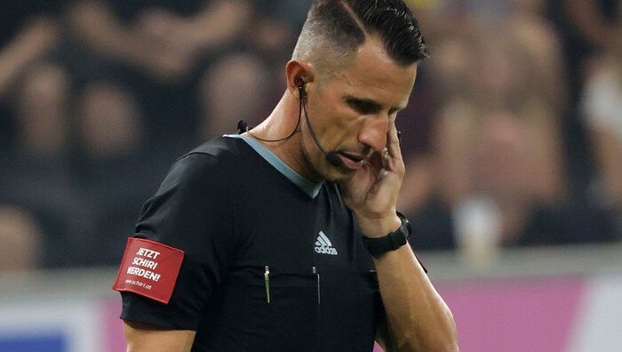 The Graz Bundesliga referee Alexander Harkam