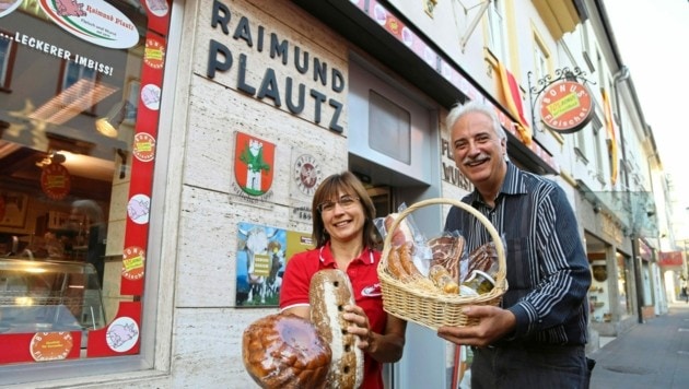 Die Klagenfurter Fleischerei von Raimund Plautz ist 133 Jahre alt, der Chef arbeitet in vierter Generation. (Bild: Evelyn Hronek)