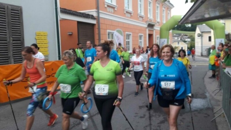 Seit vergangenem Jahr wird auch Nordic Walking angeboten. (Bild: Laufclub Ybbs)