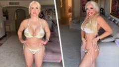 Daniela Katzenberger präsentiert ihren neuen Bikini-Body! (Bild: www.instagram.com/danielakatzenberger, Krone KREATIV)