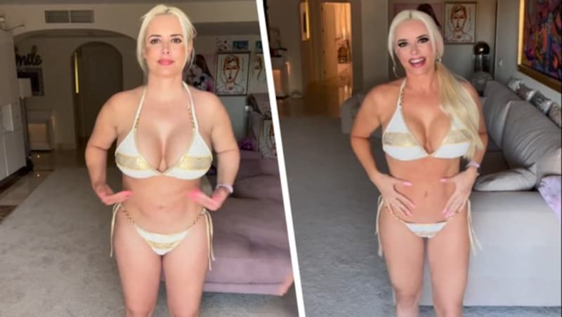 Daniela Katzenberger präsentiert ihren neuen Bikini-Body! (Bild: www.instagram.com/danielakatzenberger, Krone KREATIV)