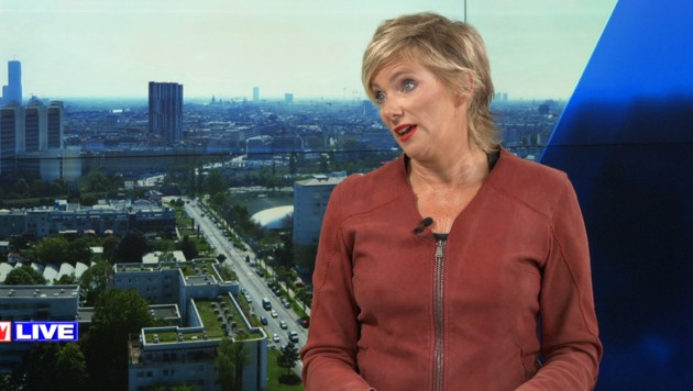 Nina Hoppe, Kommunikationsberaterin und Podcasterin bei „Hoppe redet“ (Bild: krone.tv)