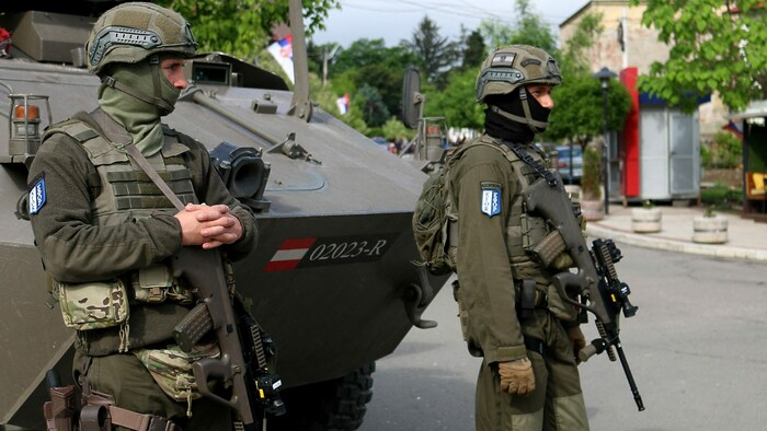 Österreichische KFOR-Soldaten im Norden des Kosovo