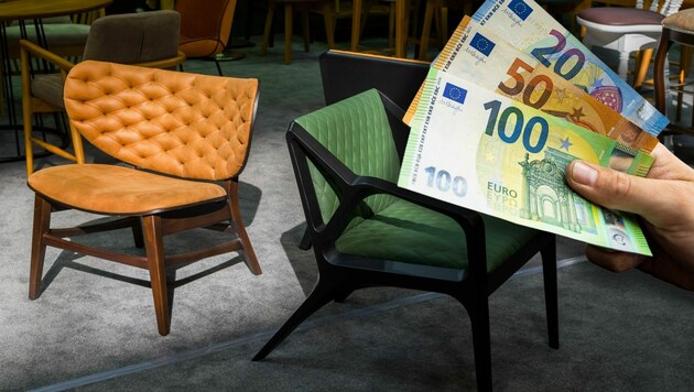 Bestimmte Ikea-Möbel bringen auch in gebrauchtem Zustand noch gutes Geld. (Bild: stock.adobe.com (2), Krone KREATIV)