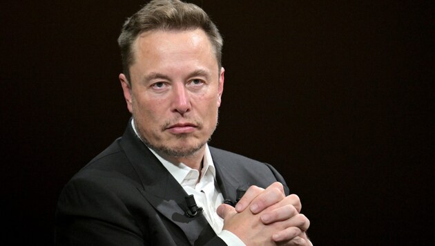 Elon Musk, a Tesla főnöke (Bild: APA/AFP/Alain JOCARD)