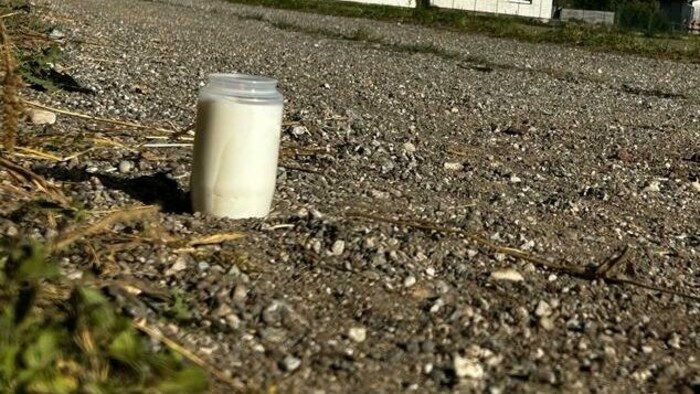 Am Montagnachmittag wurden schon die ersten Kerzen aufgestellt.