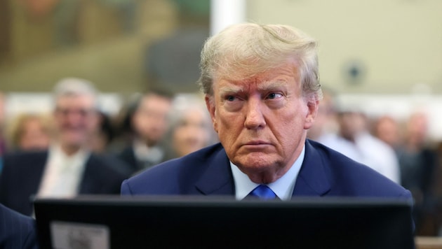Ex-US-Präsident Donald Trump vor Gericht (Bild: Getty Images via AFP)