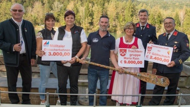14.400 Euro gab es für den Verein Valentinsfähre. (Bild: Arbeiter Dieter)