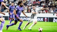 Nach der Gala gegen Liverpool geht’s für Flecker und Co. zweimal auswärts ran.der (Bild: GEPA pictures/ Manuel Binder)