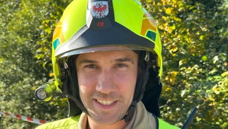 Feuerwehrkommandant Markus Ralser (Bild: ZOOM.TIROL)