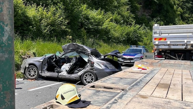 Auch in Bischofshofen endete im Juni 2023 ein Verkehrsunfall tödlich. (Bild: FF Bischofshofen)