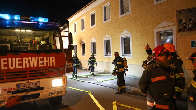 In diesem Haus war der Brand ausgebrochen.