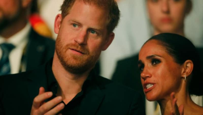 Prinz Harry und Herzogin Meghan  (Bild: APA/AFP/LEON KUEGELER)