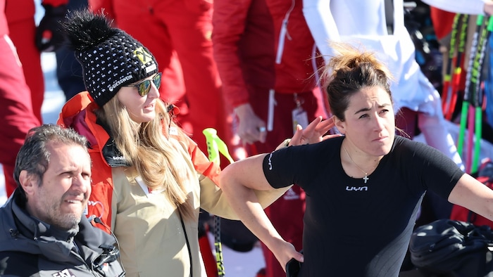 Nina Ortlieb (l.) möchte in der kommenden Saison den Abfahrtsweltcup gewinnen und damit Sofia ...