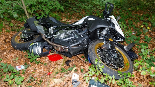 Mit diesem Motorrad stürzte der Biker und verletzte sich schwer. (Bild: Bernd Hofmeister)