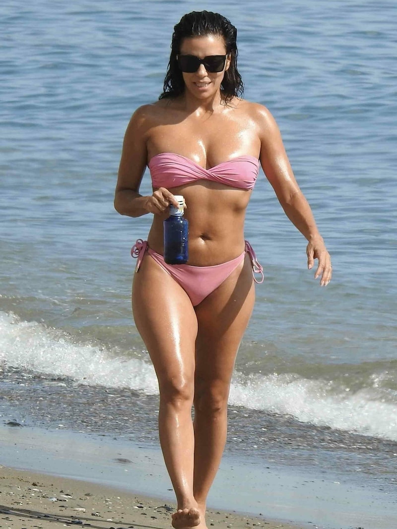 Eva Longoria war am Strand von Marbella ein Hingucker. (Bild: www.PPS.at)