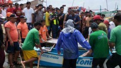 Ein Öltanker soll ein philippinisches Fischerboot im Südchinesischen Meer gerammt und zum Kentern gebracht haben. (Bild: AFP)