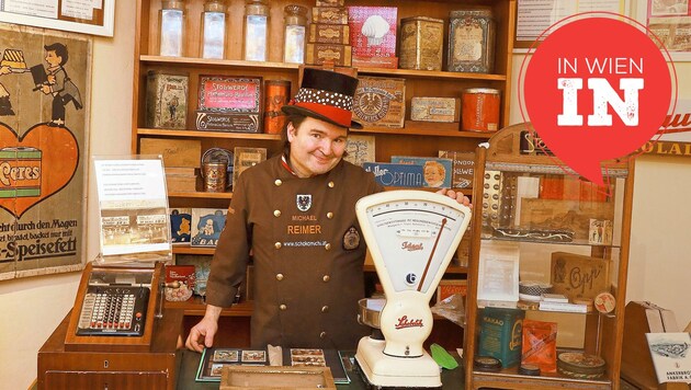 Alles über die süße Geschichte Wiens erfährt man in Schokomichis Fabrik im 15. Bezirk am Samstag im Rahmen der Langen Nacht der Museen. (Bild: Zwefo, Krone KREATIV)