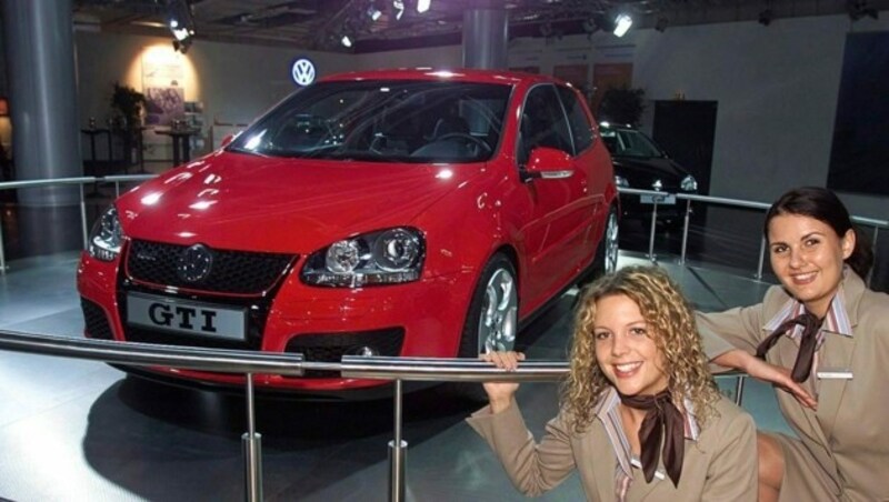 2003 präsentierte VW den Golf V in Klagenfurt (Bild: KRONEN ZEITUNG)