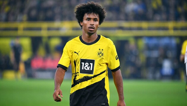 Karim Adeyemi moved from Salzburg to Dortmund in 2022. (Bild: APA/AFP/UWE KRAFT)