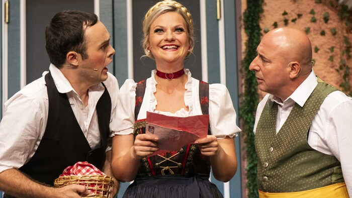 Lukas Weinberger, Tanja Petrasek und Christoph Fälbl