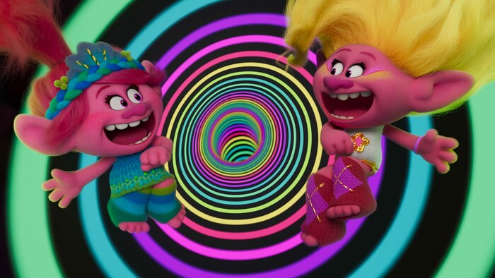 Ab sofort im Kino: Viele neue Songs bei den Trolls.