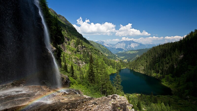 Blick auf den Hüttensee. (Bild: Herbert Raffalt)