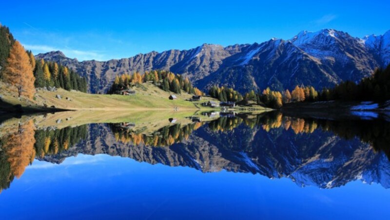 Oktobergold am Duisitzkarsee. (Bild: Martin Huber)
