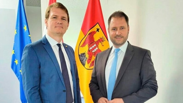 Rochade im Bundesrat. Bernhard Hirczy legt Mandat zurück. VP-Obmann Christian Sagartz winkt ...